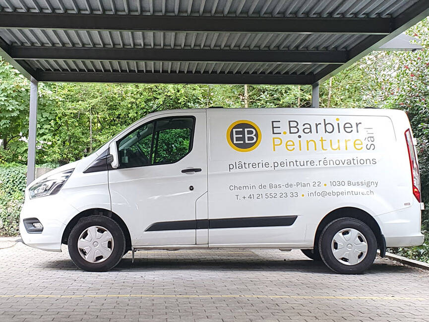 E.Barbier Peinture Sàrl - Bussigny / Lausanne - rénovation - peinture - plâtrerie - fourgon